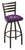 James Madison Dukes Swivel Bar Stool with Ladder Style Back