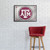 Texas A&M Aggies Horizontal Framed Mirrored Wall Sign