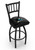 San Jose Sharks Swivel Bar Stool with Jailhouse Style Back