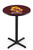 Arizona State Sun Devils Black Wrinkle Bar Table with Cross Base
