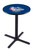 Gonzaga Bulldogs Black Wrinkle Bar Table with Cross Base