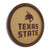 Texas State Bobcats "Faux" Barrel Framed Cork Board