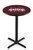 Mississippi State Bulldogs Black Wrinkle Bar Table with Cross Base