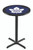 Toronto Maple Leafs Black Wrinkle Bar Table with Cross Base