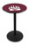 Montana Grizzlies Black Wrinkle Bar Table with Round Base