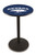 Nevada Wolf Pack Black Wrinkle Bar Table with Round Base