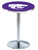 Kansas State Wildcats Chrome Pub Table with Round Base