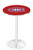 Montreal Canadiens Chrome Pub Table with Round Base