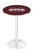 Mississippi State Bulldogs Chrome Pub Table with Round Base