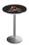 Arizona Coyotes Stainless Steel Bar Table with Round Base
