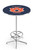 Auburn Tigers Chrome Bar Table with Foot Ring