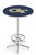 Georgia Tech Yellow Jackets Chrome Bar Table with Foot Ring