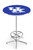 Kentucky Wildcats "UK" Chrome Bar Table with Foot Ring