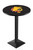 Ferris State Bulldogs Black Wrinkle Pub Table with Square Base