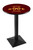 Iowa State Cyclones Black Wrinkle Pub Table with Square Base