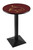 Texas State Bobcats Black Wrinkle Pub Table with Square Base