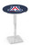 Arizona Wildcats Chrome Bar Table with Square Base