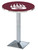 Montana Grizzlies Chrome Bar Table with Square Base