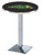 North Dakota State Bison NCAA Chrome Bar Table with Square Base