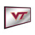 Virginia Tech Hokies Horizontal Framed Mirrored Wall Sign