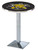 Wichita State Shockers Chrome Bar Table with Square Base