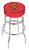 Maryland Terrapins Double-Ring Chrome Base Swivel Bar Stool