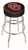 Oklahoma Sooners Double-Ring Chrome Base Swivel Bar Stool