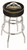 Purdue Boilermakers Double-Ring Chrome Base Swivel Bar Stool