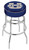 Utah State Aggies Double-Ring Chrome Base Swivel Bar Stool