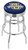 Marquette Golden Eagles Double Ring Swivel Barstool with Ribbed Accent Ring