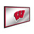 Wisconsin Badgers Horizontal Framed Mirrored Wall Sign