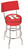 Rutgers Scarlet Knights Chrome Double Ring Swivel Barstool with Back