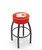 Calgary Flames Black Base Swivel Bar Stool