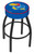 Kansas Jayhawks Black Base Swivel Bar Stool