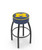 Michigan Wolverines Black Base Swivel Bar Stool