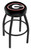 Georgia Bulldogs NCAA Black Swivel Bar Stool with Accent Ring