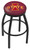 Iowa State Cyclones Black Swivel Bar Stool with Accent Ring