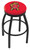 Maryland Terrapins Black Swivel Bar Stool with Accent Ring