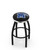 Memphis Tigers Black Swivel Barstool with Chrome Accent Ring