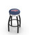 Washington Capitals Black Swivel Barstool with Chrome Ribbed Ring