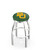 Baylor Bears Chrome Swivel Bar Stool with Accent Ring