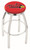 Illinois State Redbirds Chrome Swivel Bar Stool with Accent Ring