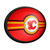 Calgary Flames Oval Slimline Lighted Wall Sign