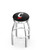 Cincinnati Bearcats Chrome Swivel Barstool with Ribbed Accent Ring