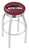 Louisiana-Monroe Warhawks Chrome Swivel Barstool with Ribbed Accent Ring