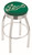 South Florida Bulls Chrome Swivel Barstool with Ribbed Accent Ring