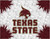 Texas State Bobcats Logo Canvas Print