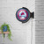 Colorado Avalanche Round Rotating Lighted Wall Sign