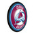 Colorado Avalanche Round Slimline Lighted Wall Sign