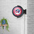 Columbus Blue Jackets Round Rotating Lighted Wall Sign